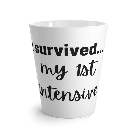 White Latte Mug - Intensive Therapy Edition