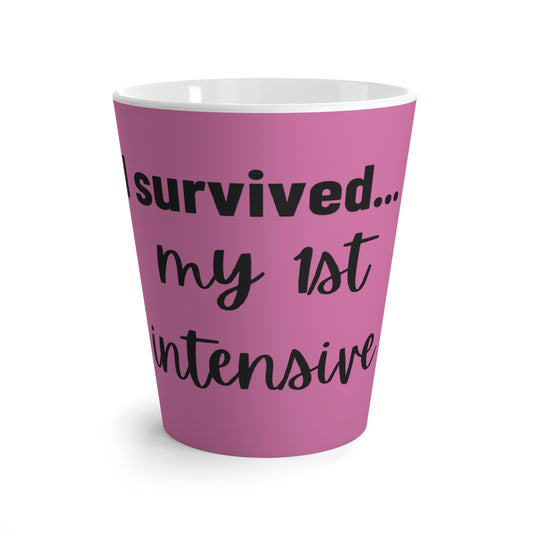 Pink Latte Mug - Intensive Therapy Edition