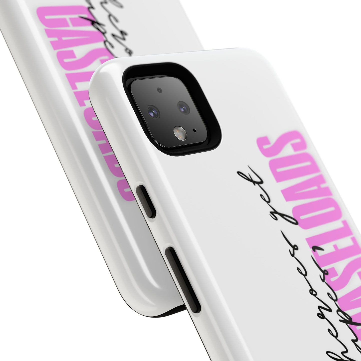 Counselor Phone Case — "Superheroes Get Capes, We Get Caseloads" (Pink Vertical Tough Case)