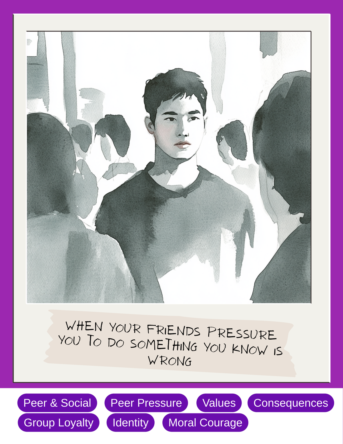 Scenario Cards — Peer & Social