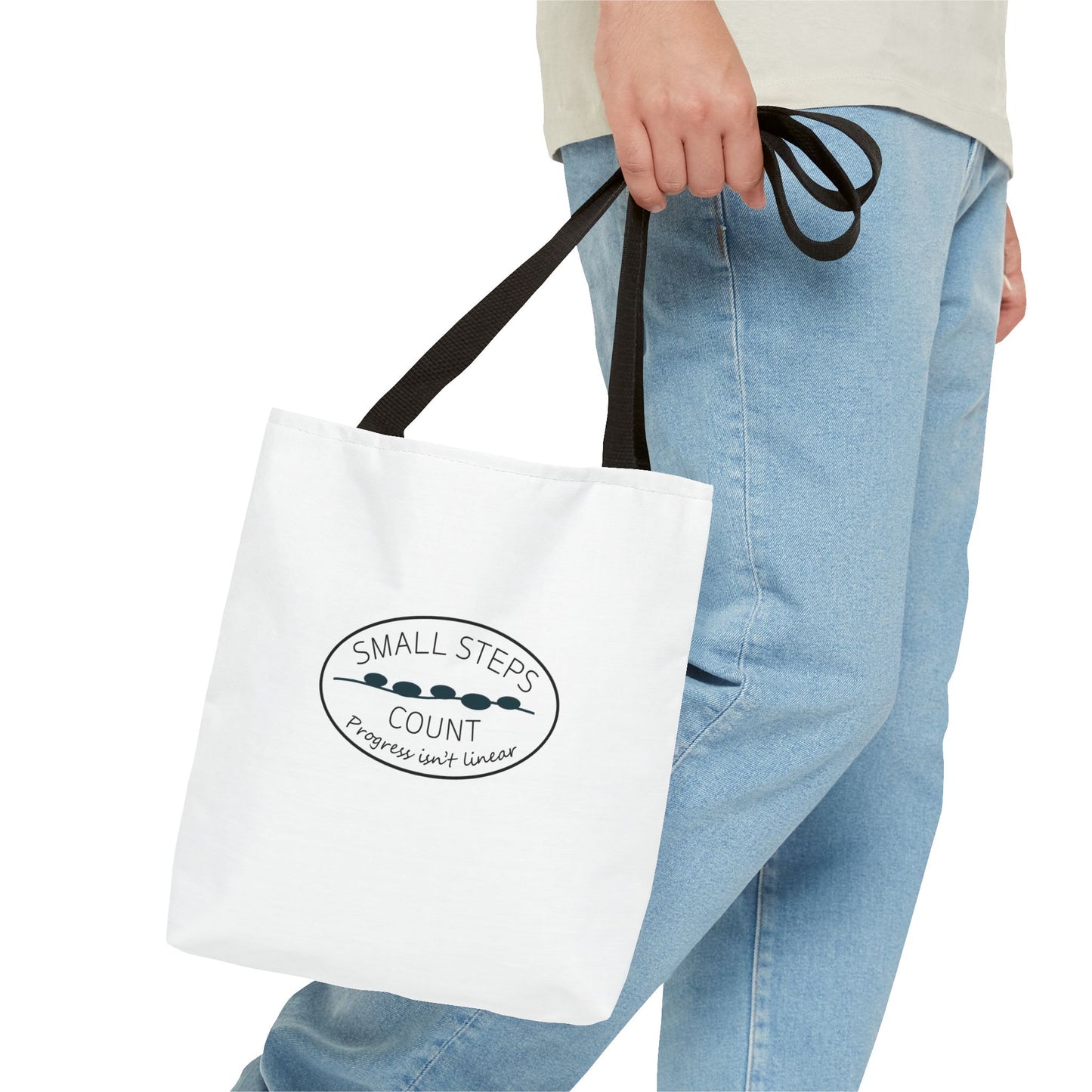 Small Steps Count - Canvas Tote Bag