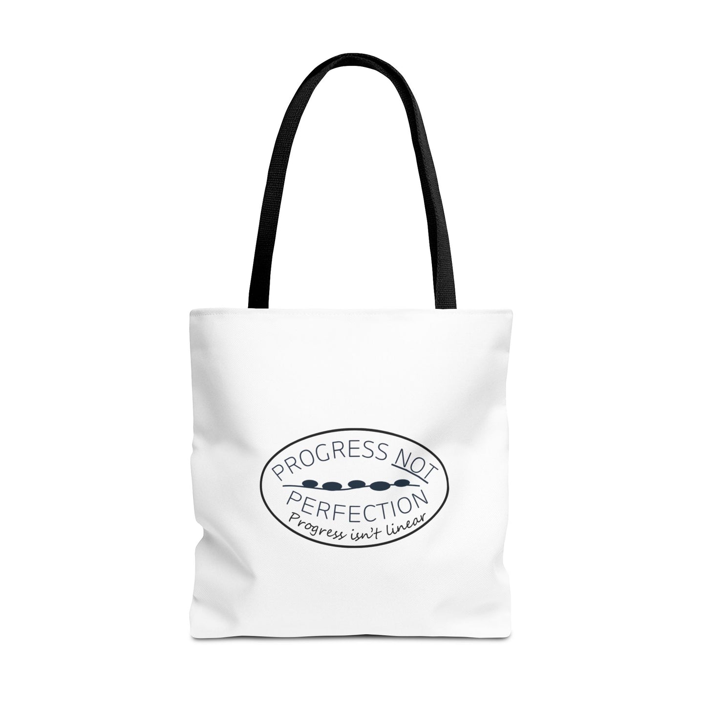 Progress Not Perfection - Canvas Tote Bag