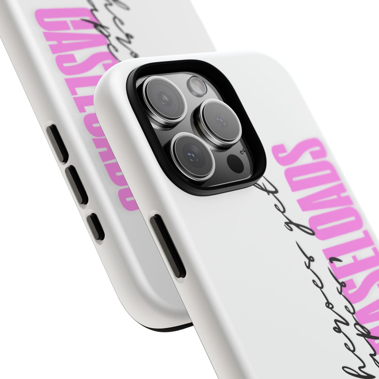 Counselor Phone Case — "Superheroes Get Capes, We Get Caseloads" (Pink Vertical Tough Case)