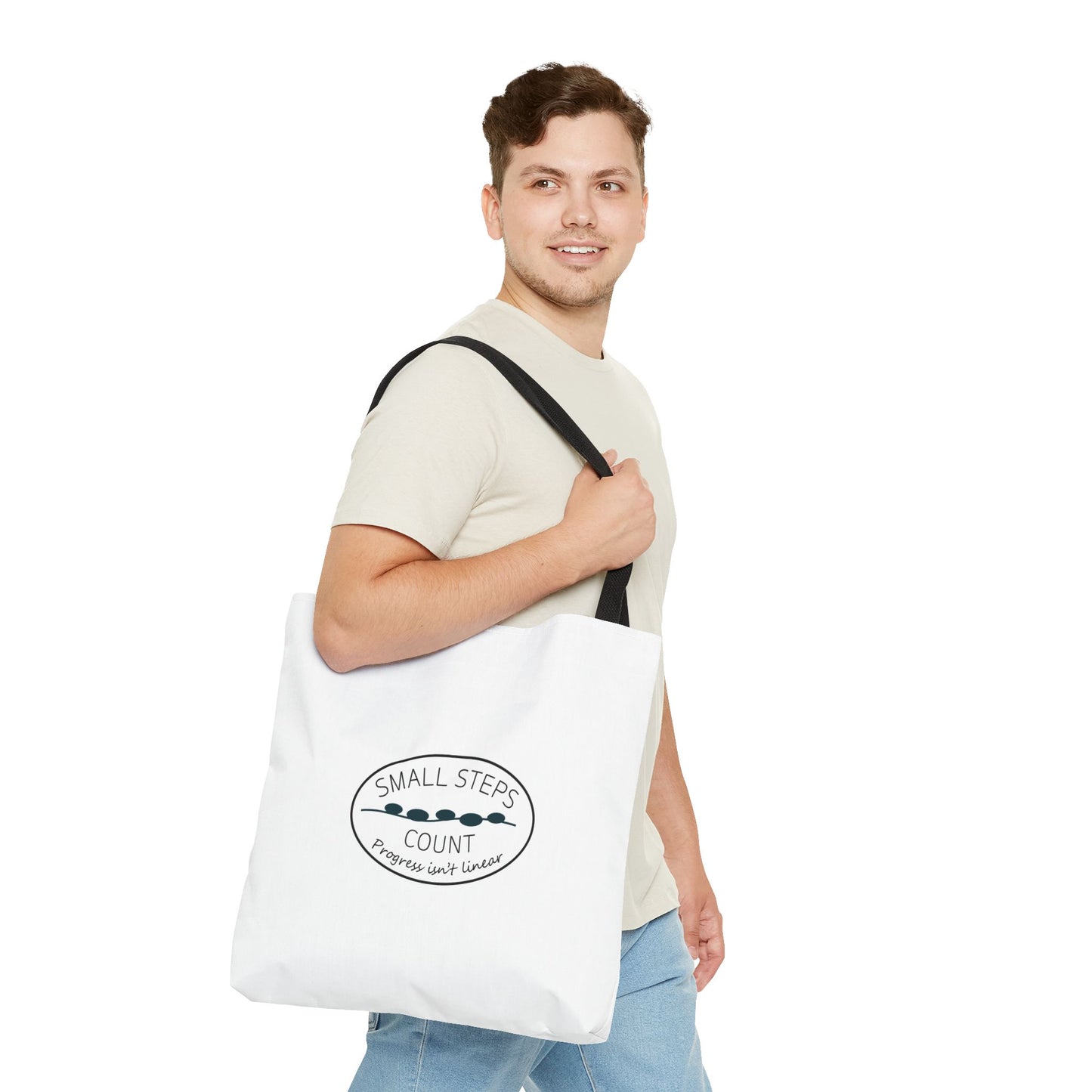 Small Steps Count - Canvas Tote Bag