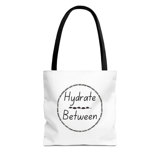 Hydrate Between - Canvas Tote Bag