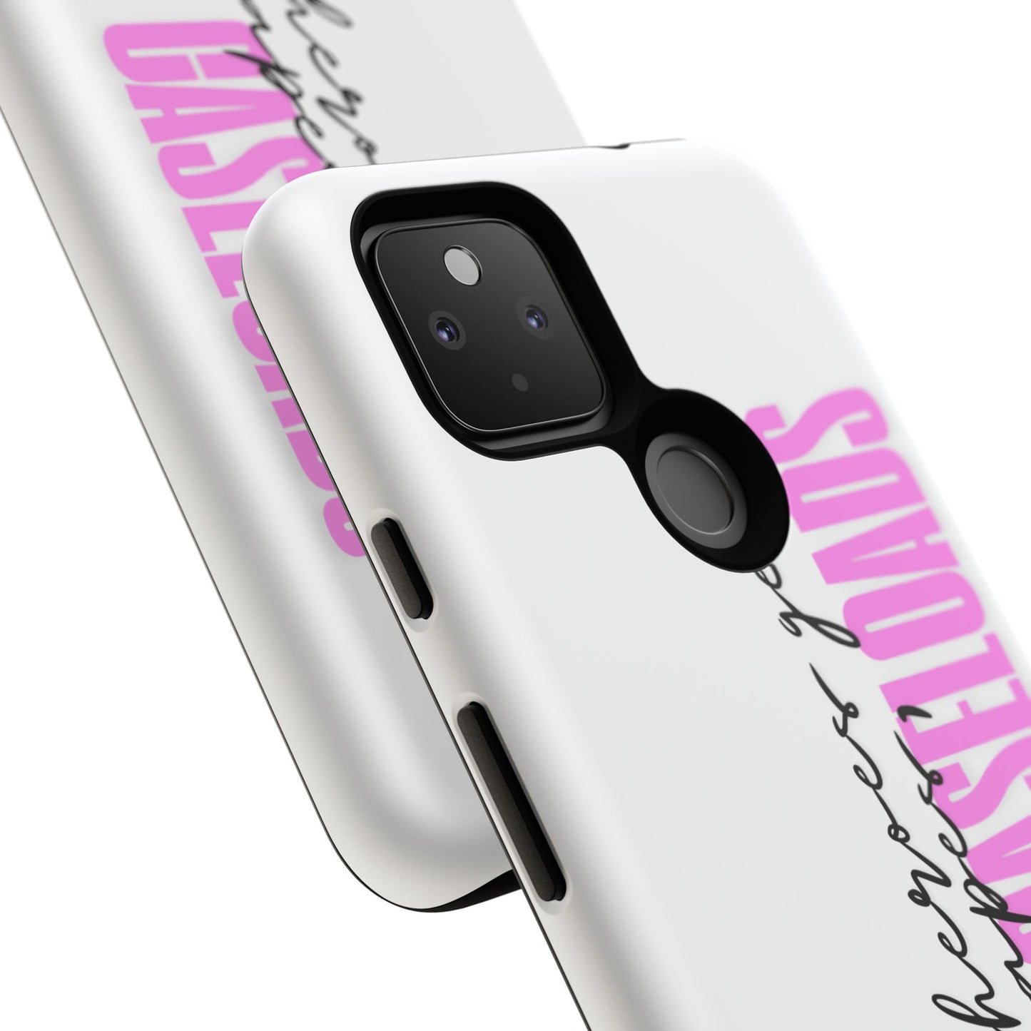 Counselor Phone Case — "Superheroes Get Capes, We Get Caseloads" (Pink Vertical Tough Case)