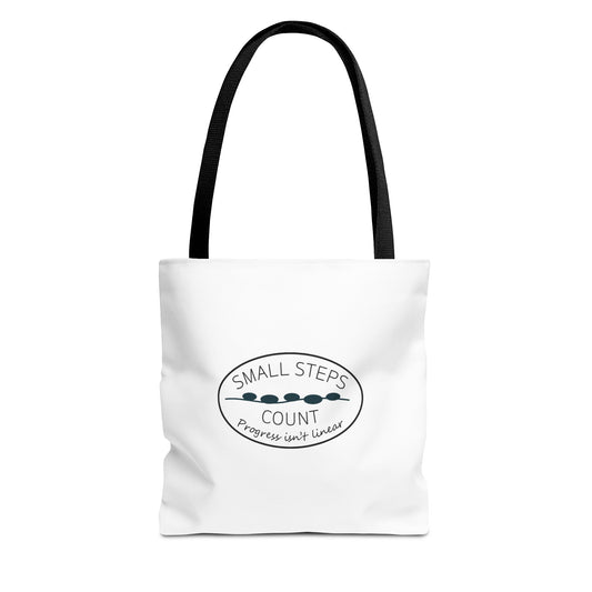 Small Steps Count - Canvas Tote Bag
