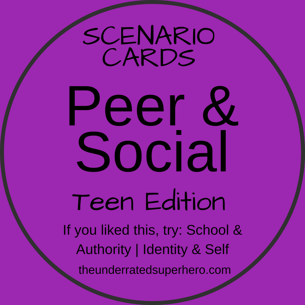 Scenario Cards — Peer & Social