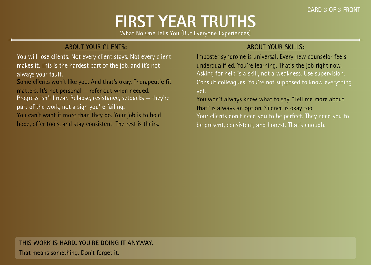 Winter 2026 - New Clinician Calendar Edition (Specialty) — $89