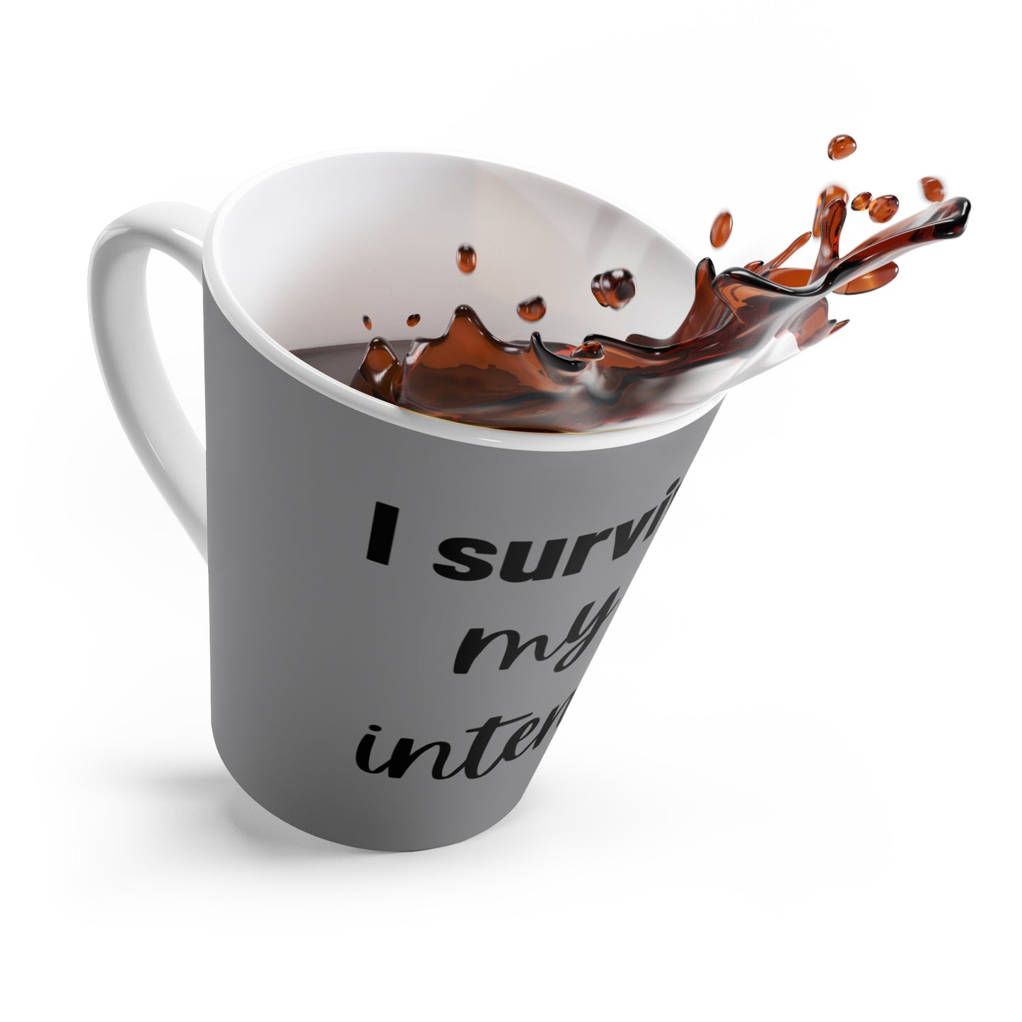 Grey Latte Mug - Intensive Therapy Edition