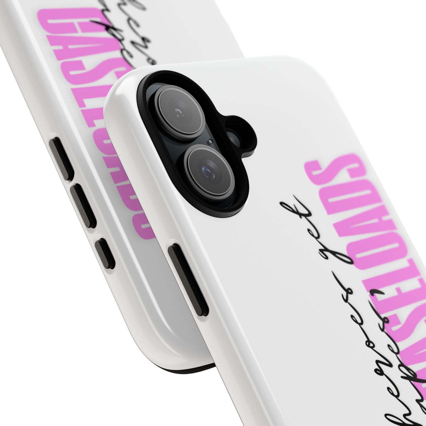 Counselor Phone Case — "Superheroes Get Capes, We Get Caseloads" (Pink Vertical Tough Case)