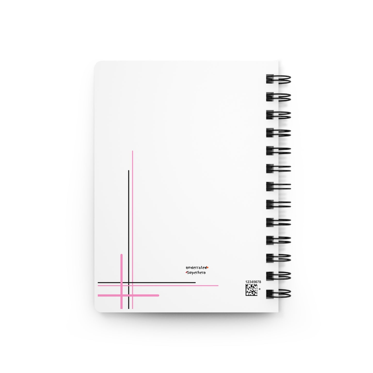 Spiral Journal for Counselors — "My Caseload Has a Caseload" | Pink Geometric