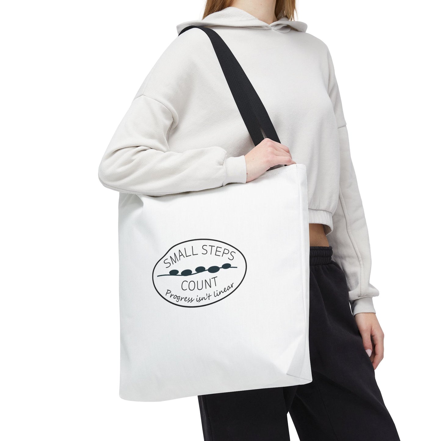 Small Steps Count - Canvas Tote Bag