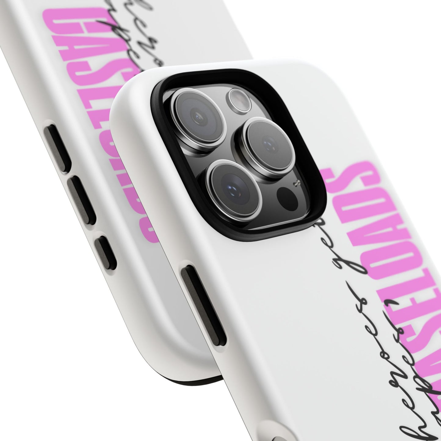 Counselor Phone Case — "Superheroes Get Capes, We Get Caseloads" (Pink Vertical Tough Case)