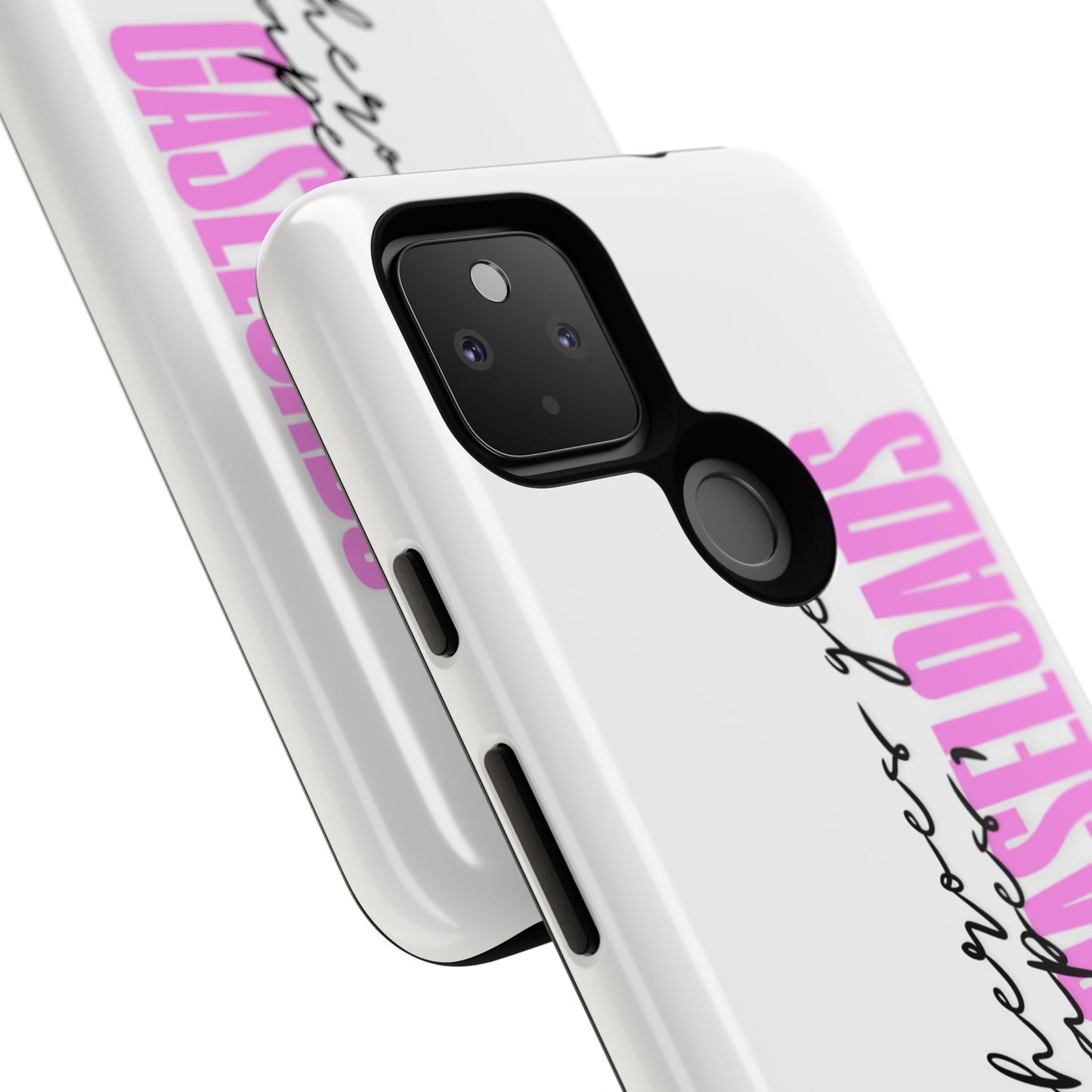 Counselor Phone Case — "Superheroes Get Capes, We Get Caseloads" (Pink Vertical Tough Case)