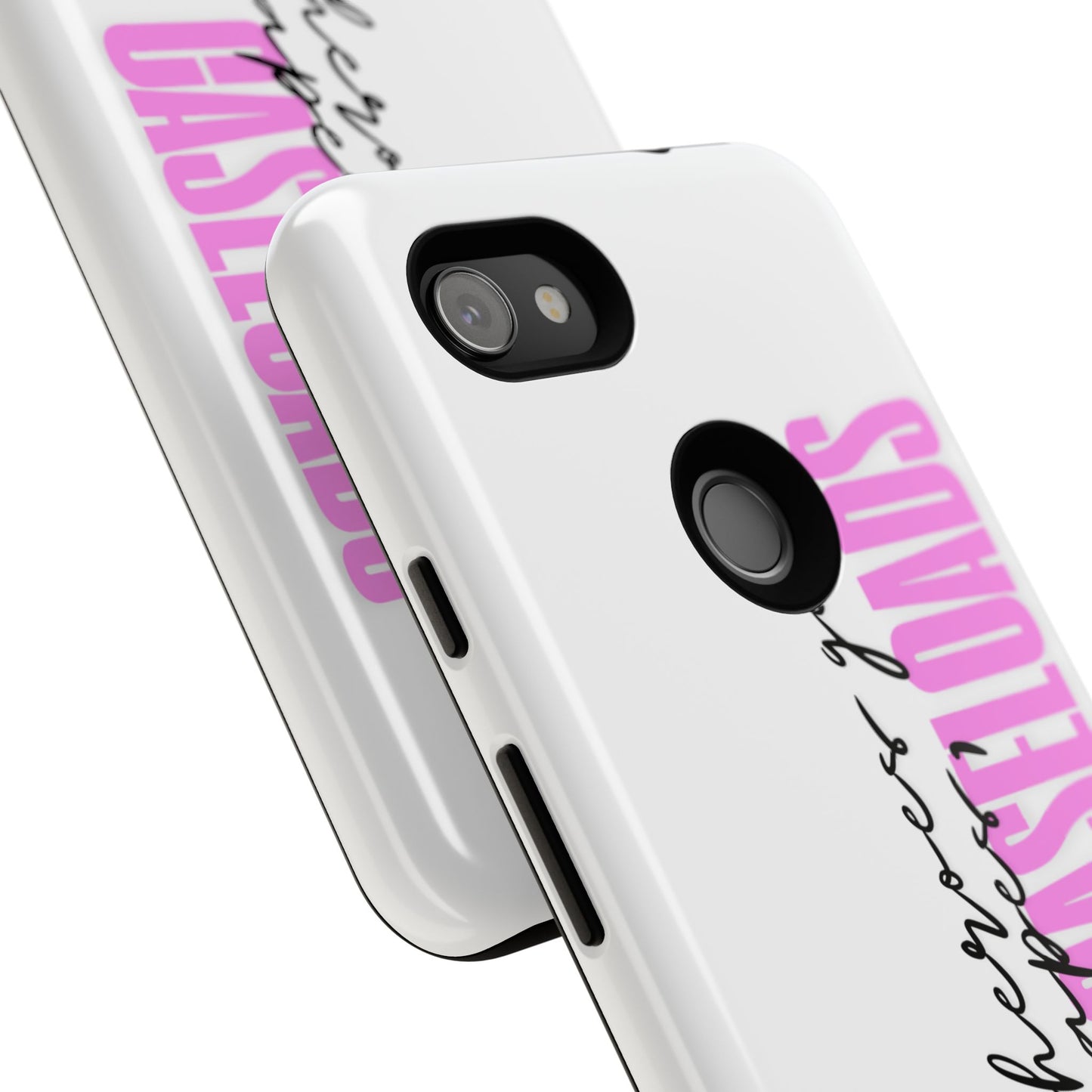Counselor Phone Case — "Superheroes Get Capes, We Get Caseloads" (Pink Vertical Tough Case)