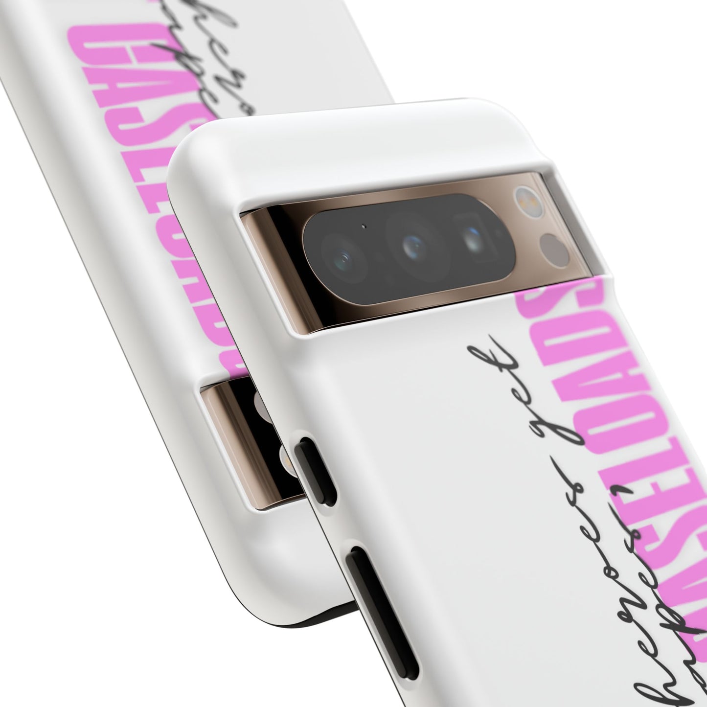 Counselor Phone Case — "Superheroes Get Capes, We Get Caseloads" (Pink Vertical Tough Case)