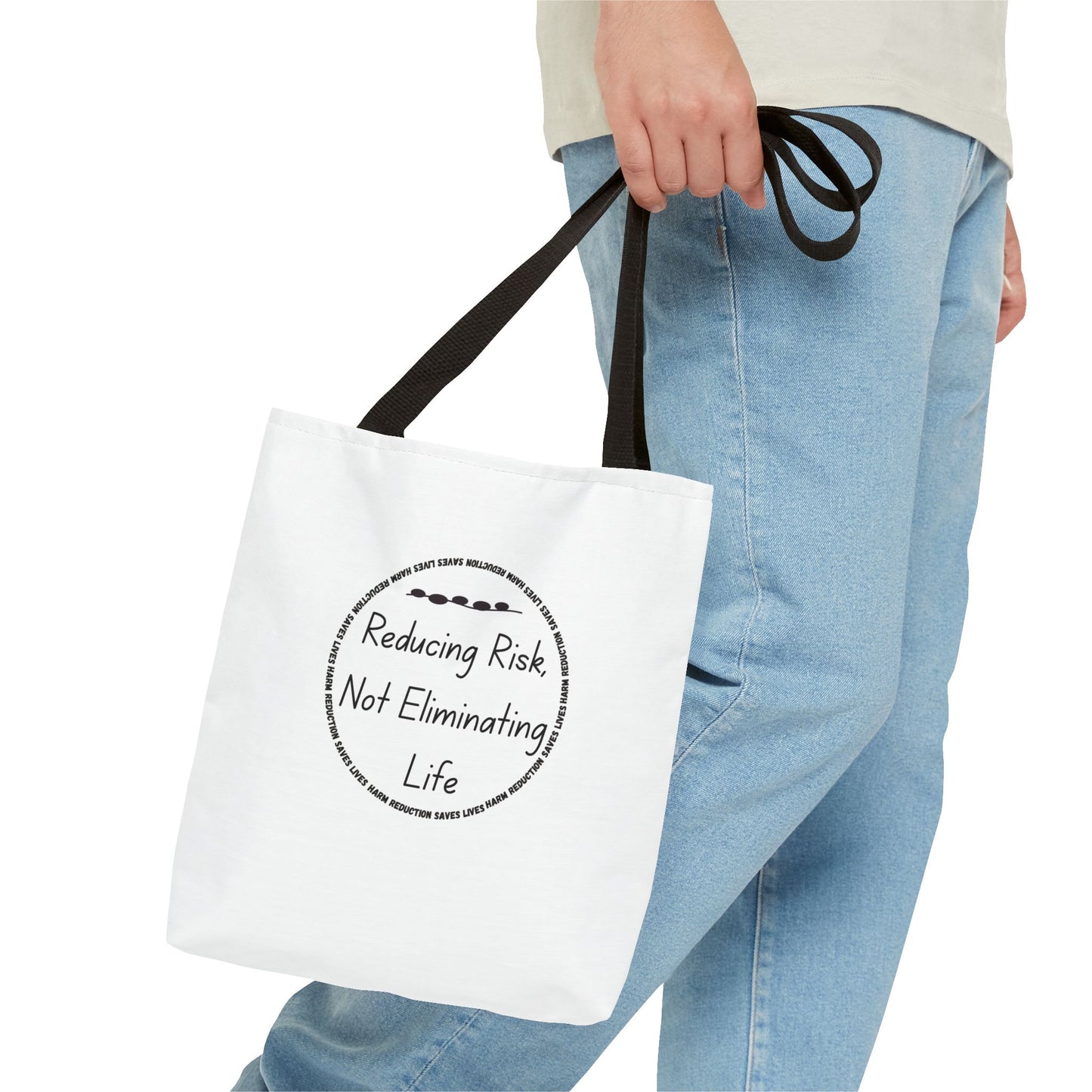 Reducing Risk, Not Eliminating Life - Canvas Tote Bag