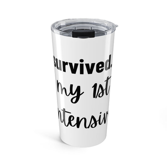 White Tumbler – 20oz | Intensive Therapy Edition