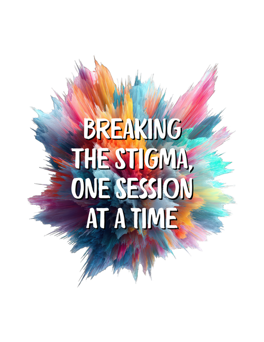 Breaking the Stigma One Session at a Time Sticker | Harm Reduction | Die-Cut