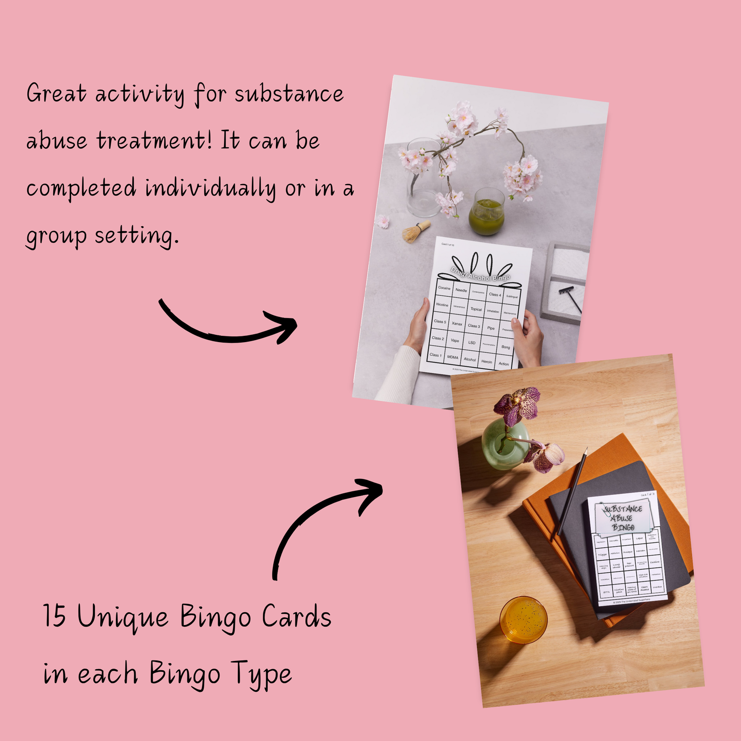 Clinical Bingo Training Games for Addiction Counselors