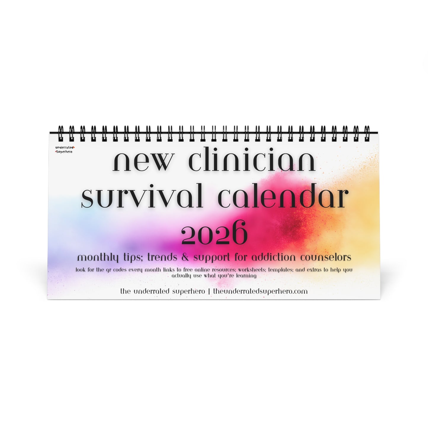 Winter 2026 - New Clinician Calendar Edition (Specialty) — $89