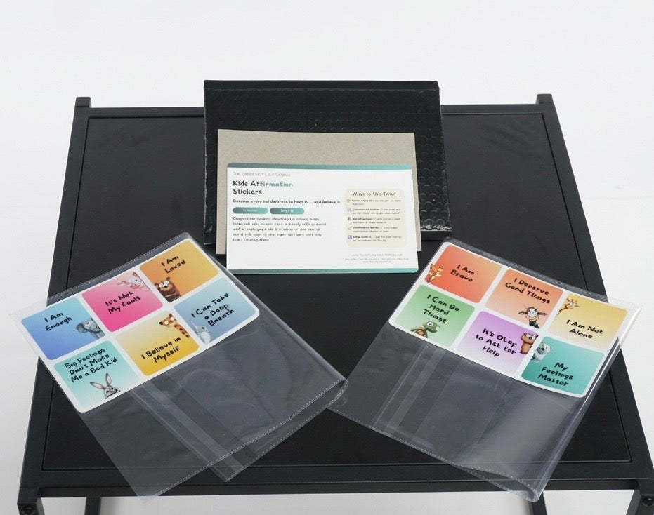 You've Got Good Stuff Inside — Kids Sticker Bundle | Affirmations + Coping Skills | Ages 5–12