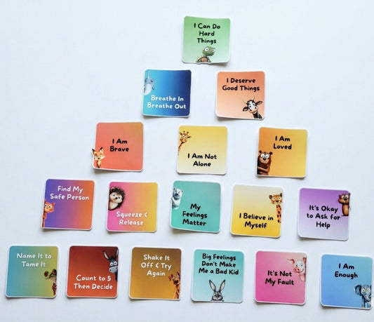 You've Got Good Stuff Inside — Kids Sticker Bundle | Affirmations + Coping Skills | Ages 5–12
