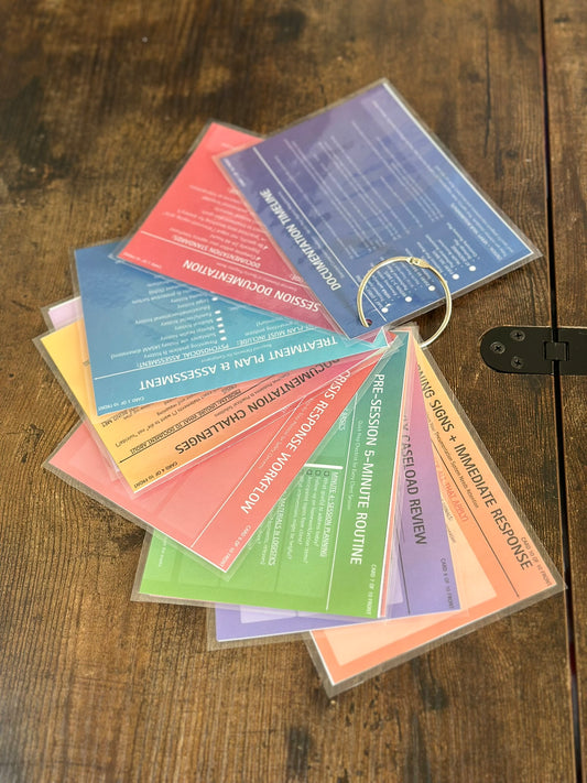 The Clinician's Documentation Reference Cards · A 10-Card Deck for Substance Use Counselors