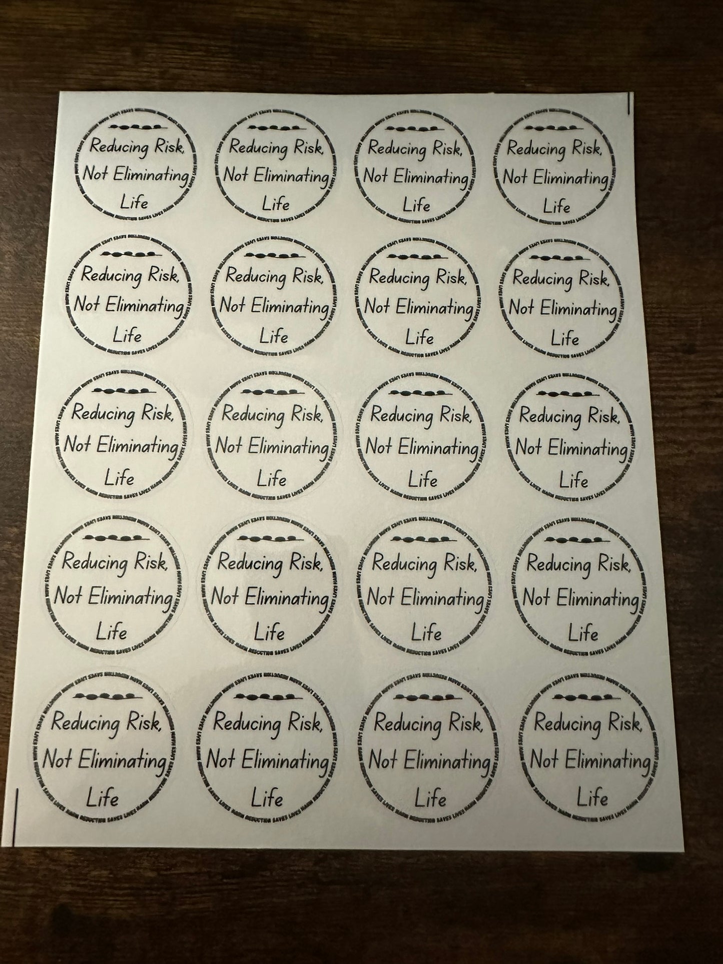 Harm Reduction Sticker Bundle - "Reducing Risk" + "Hydrate Between"