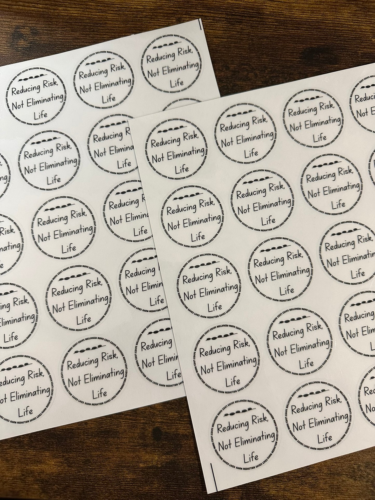 Harm Reduction Sticker Bundle - "Reducing Risk" + "Hydrate Between"