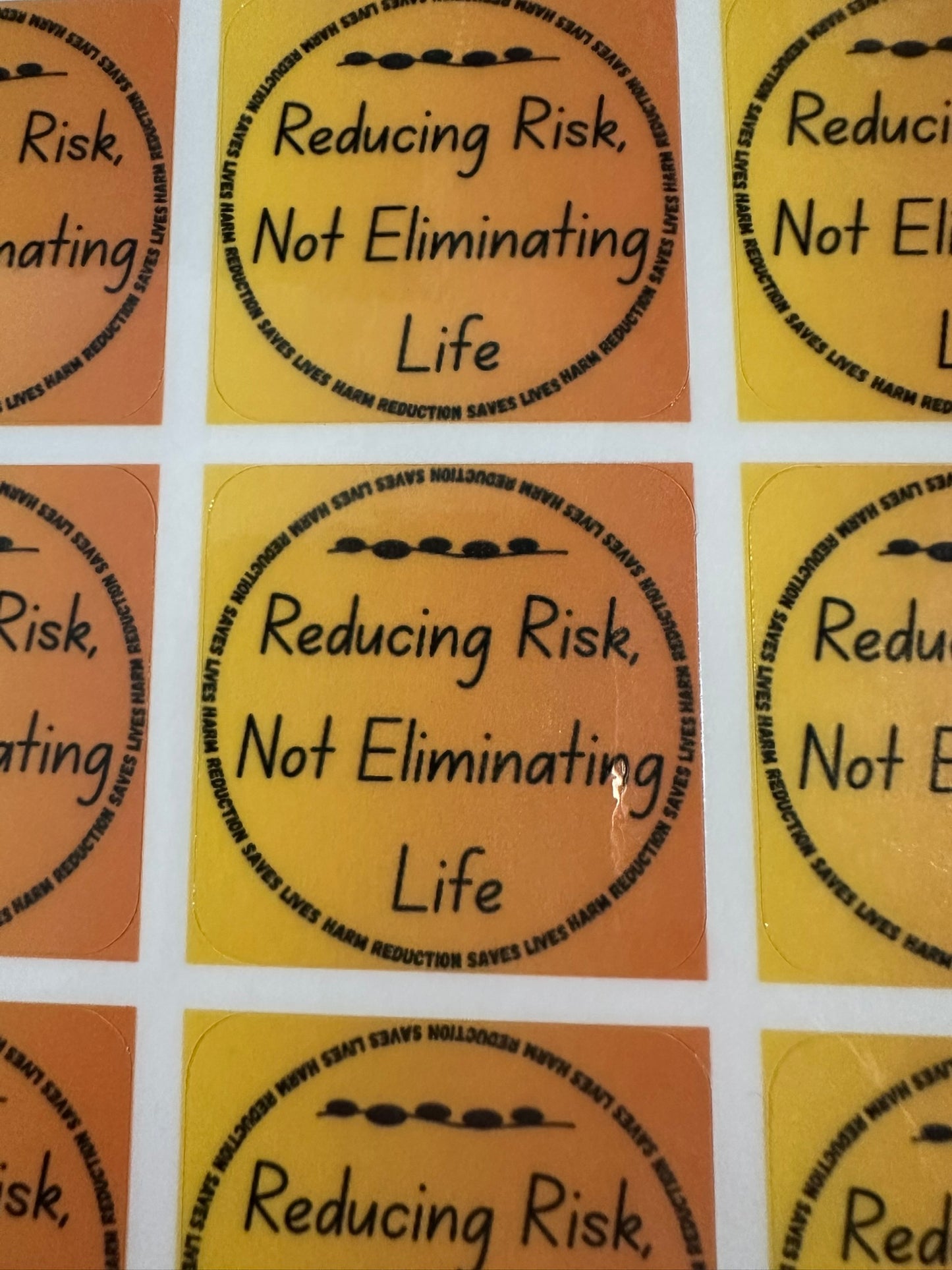 Harm Reduction Sticker Bundle - "Reducing Risk" + "Hydrate Between"