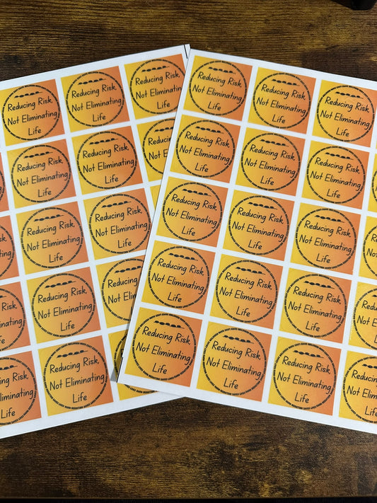 Harm Reduction Sticker Bundle - "Reducing Risk" + "Hydrate Between"