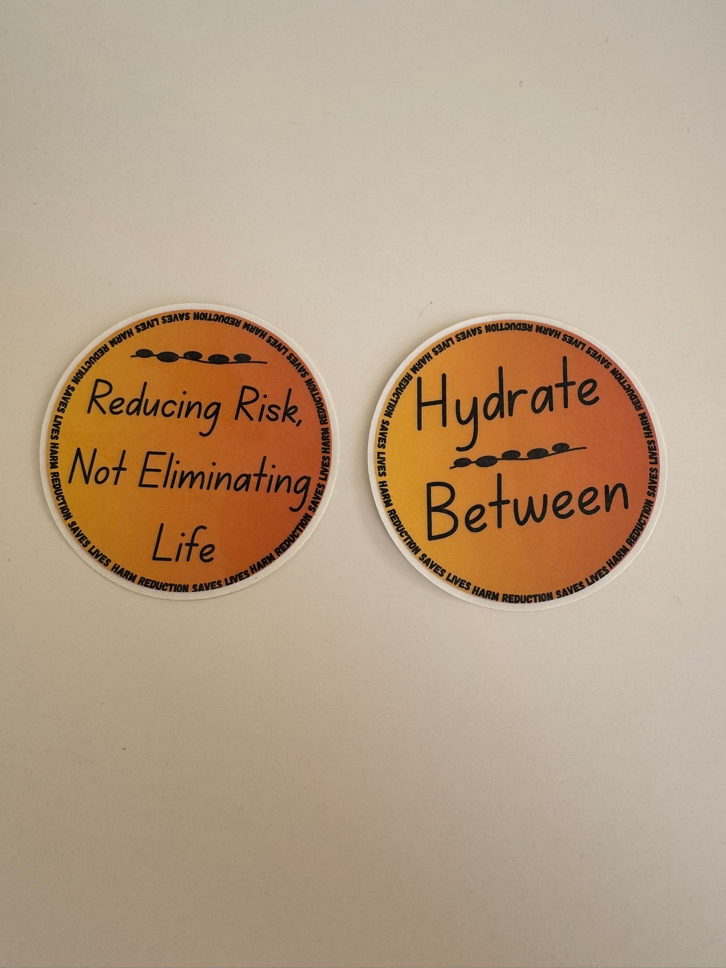 Bold Harm Reduction Statements Sticker Set (5-Pack)