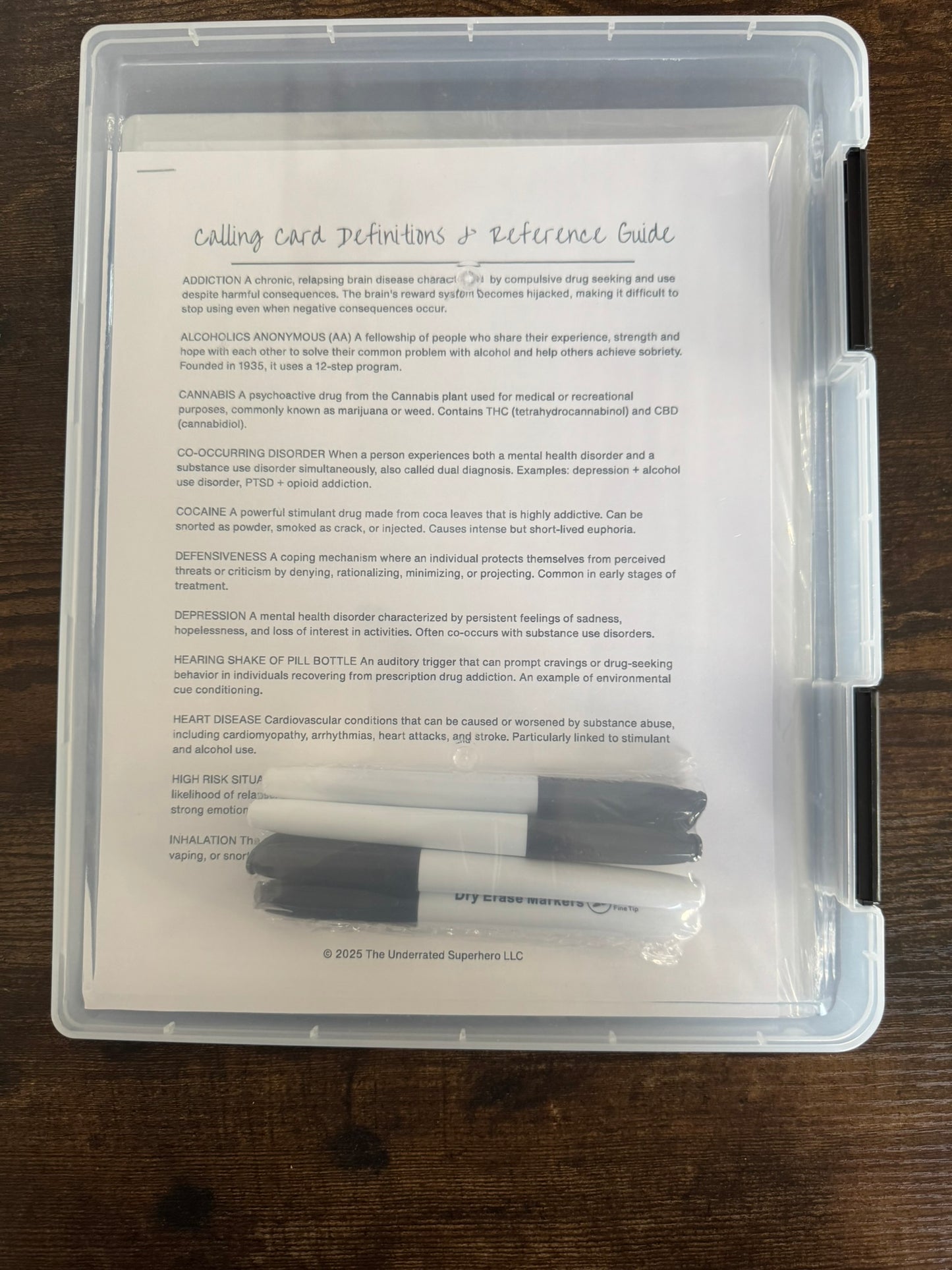 Clinical Bingo Training Games for Addiction Counselors