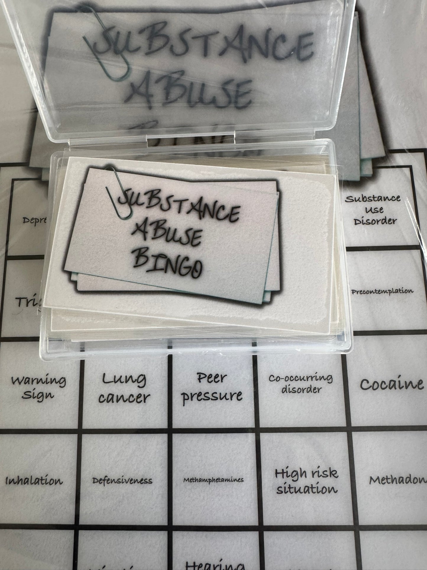 Clinical Bingo Training Games for Addiction Counselors