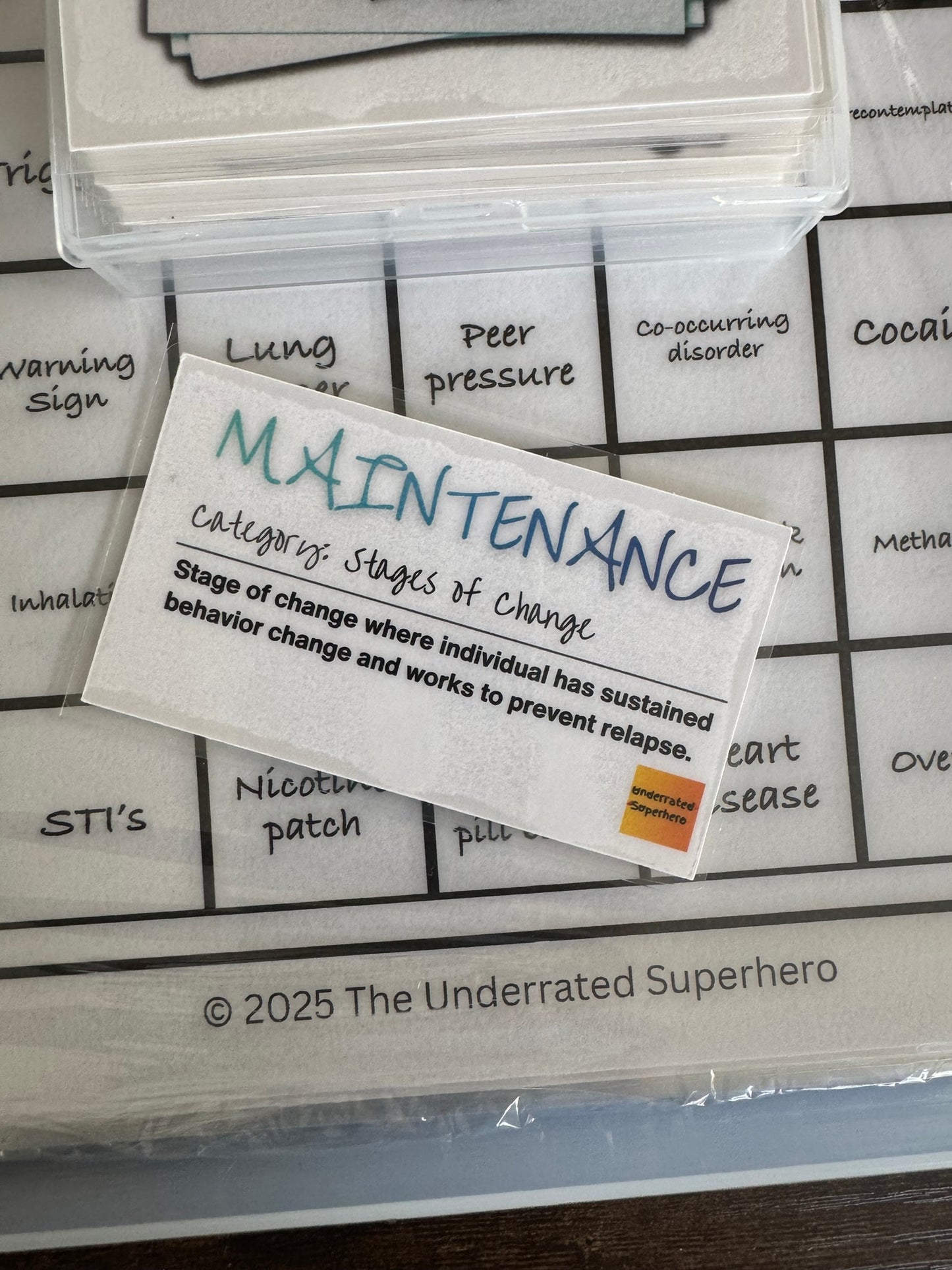 Clinical Bingo Training Games for Addiction Counselors