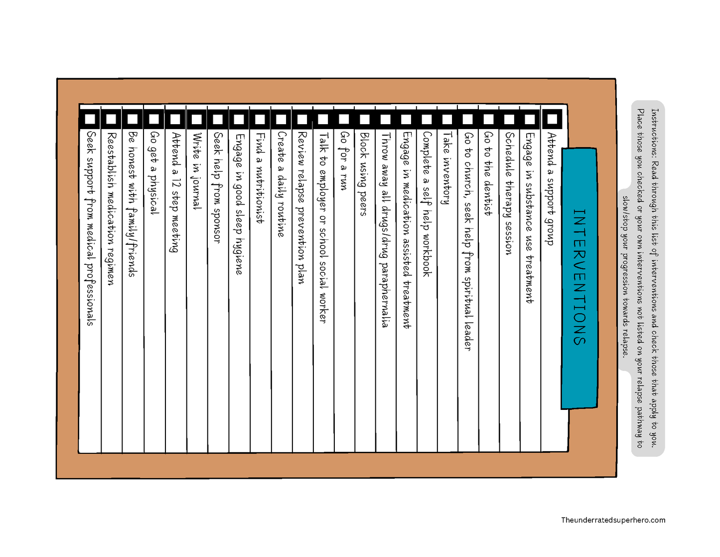 Relapse Pathway (Fillable PDF)