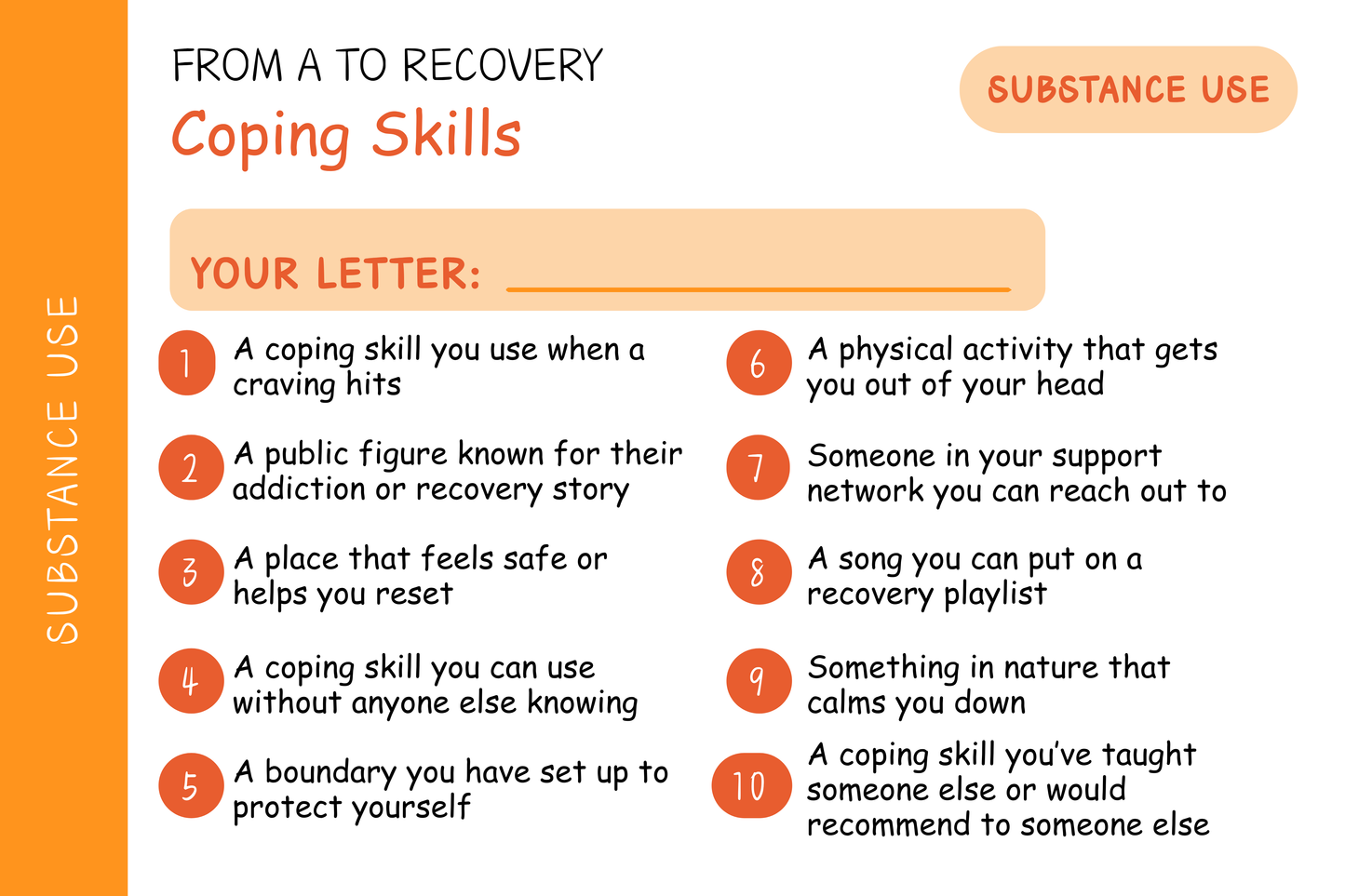 From A to Recovery — Substance Use Edition (Digital Download)